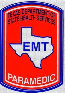 Texas paramedic badge.